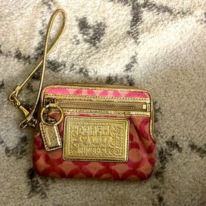 COACH wristlet wallet